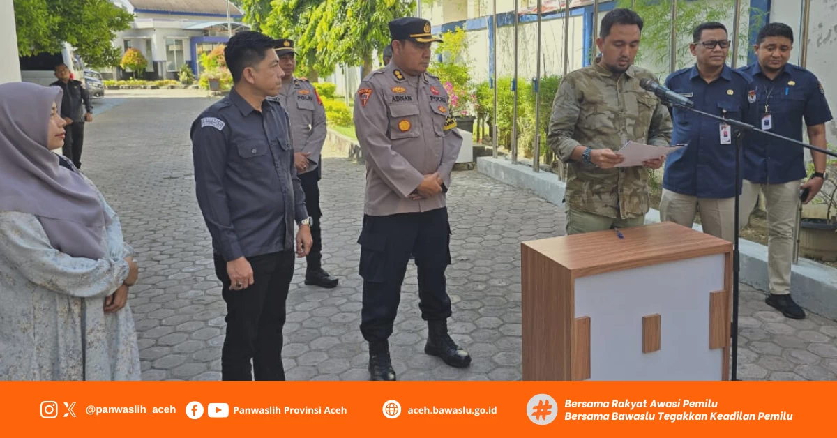 Panwaslih Provinsi Aceh Melaksanakan Pengawasan Pemusnahan Surat Suara  Pemilu Tahun 2024