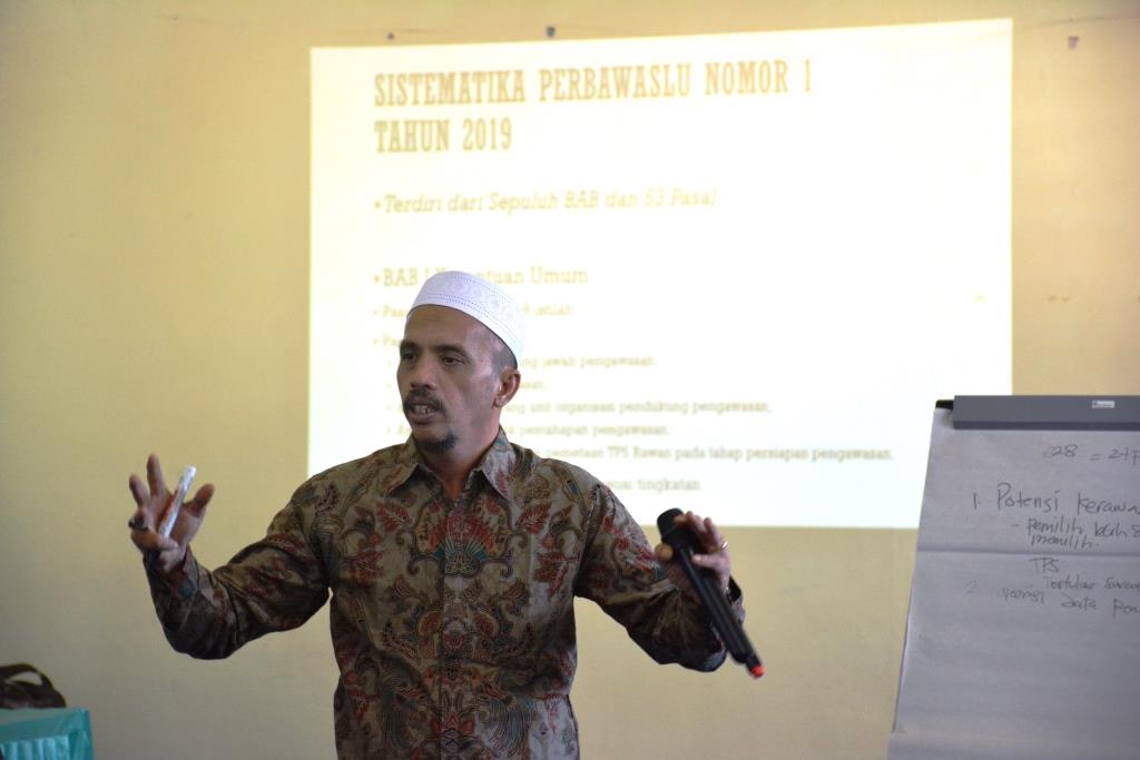 MASSIFKAN PENGAWASAN PUNGUT HITUNG, PANWASLIH SOSIALISASIKAN PERBAWASLU