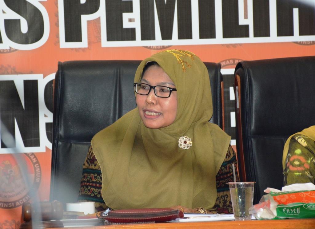 FAIZAH PIMPIN PANWASLIH PROVINSI ACEH PERIODE 2018-2023