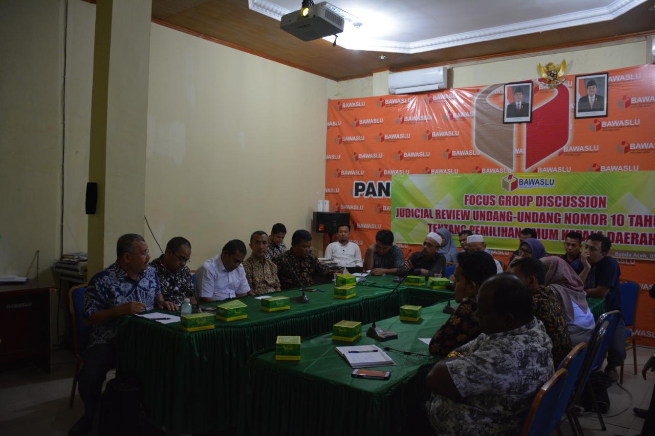 Hadapi Pilkada, Panwaslih Bedah Undang-Undang 10 tahun 2016