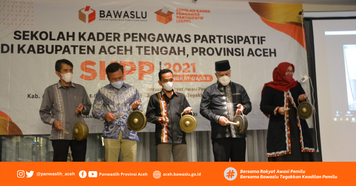 Sekolah Kader Pengawas Parsipatif Tingkat Dasar 2021 Resmi Dibuka Di Tanoh Gayo