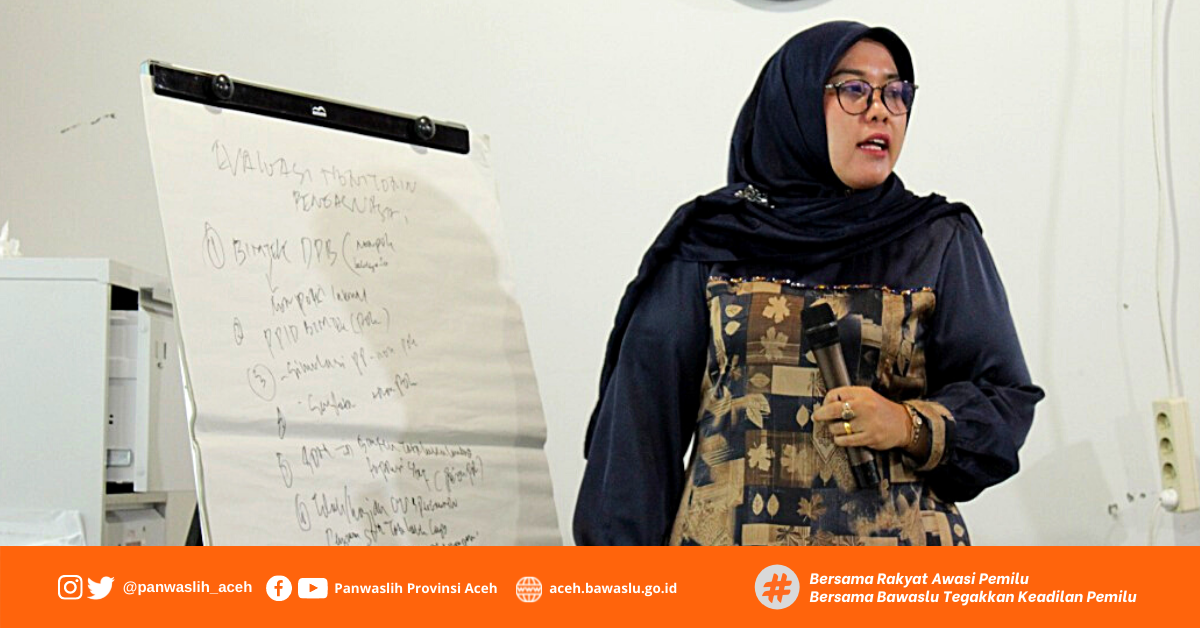 Panwaslih Provinsi Aceh Evaluasi Pengawasan Pemilu di Panwaslih Kota Lhokseumawe