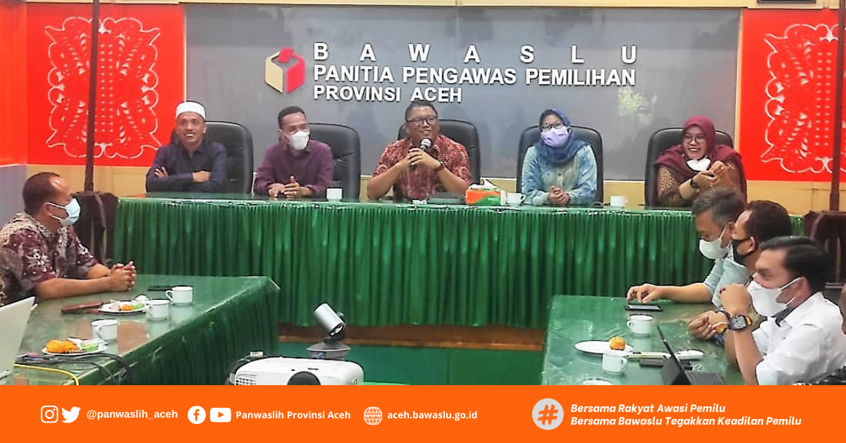 Panwaslih Provinsi Aceh Gelar Rapat Konsolidasi Pengawasan Daftar Pemilih Berkelanjutan (DPB) Tahap IV