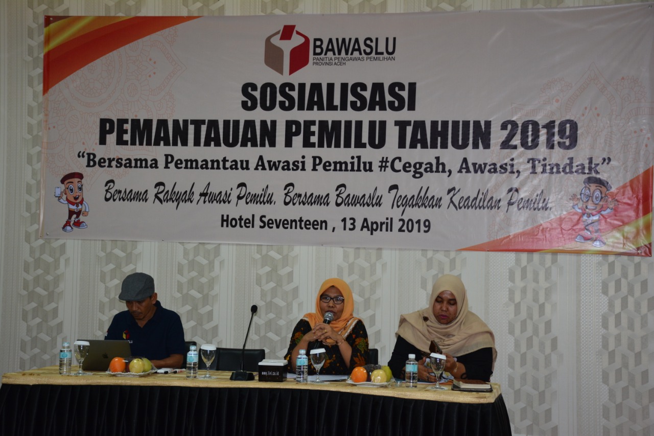 HARI INI, PANWASLIH  LATIH 11 LEMBAGA PEMANTAU PEMILU DI ACEH