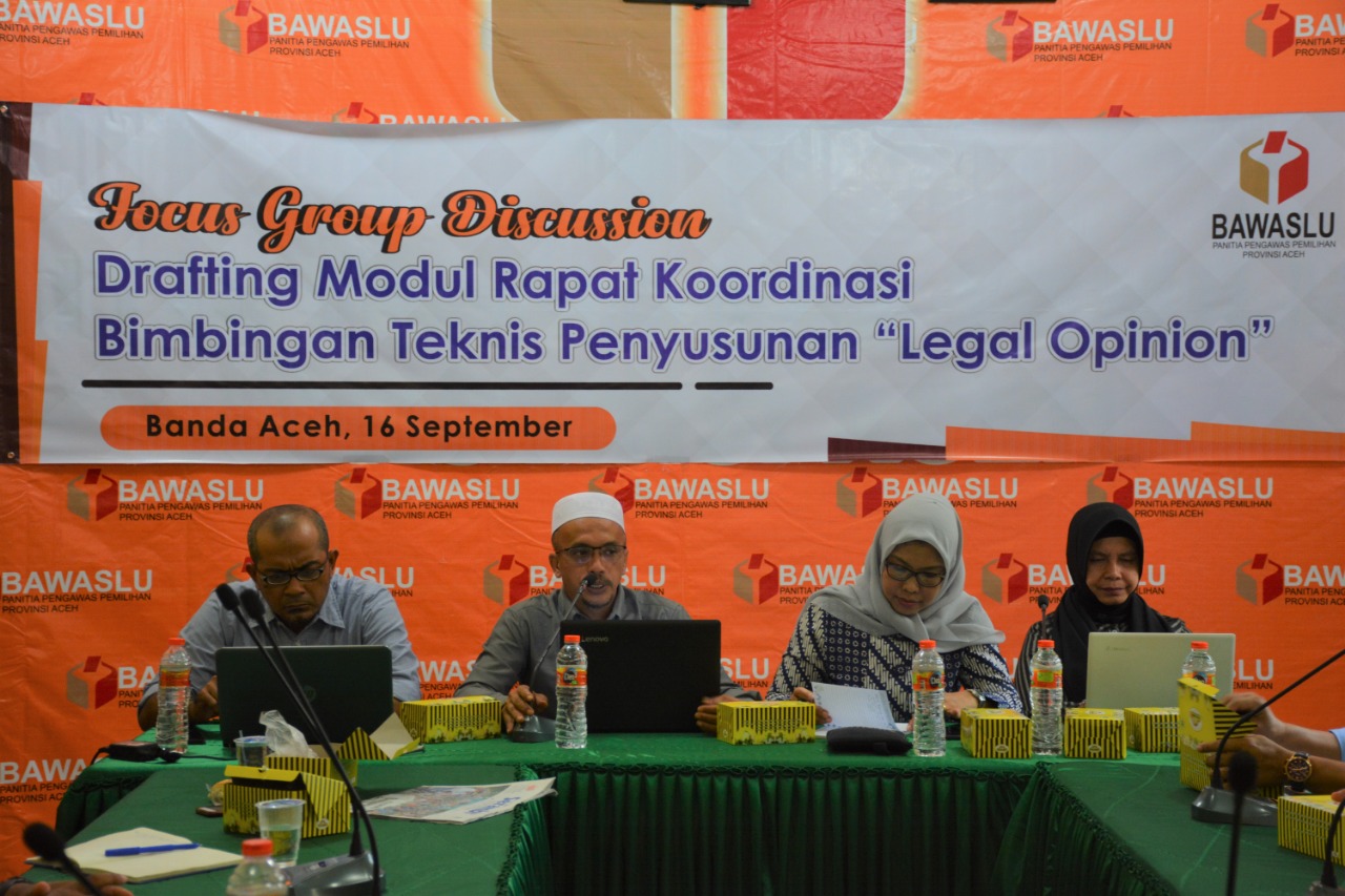 Susun Modul Bimtek Legal Opinion Pengawas, Panwaslih Libatkan Ahli
