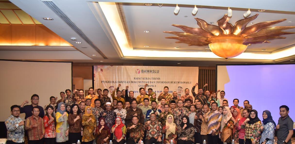 Guna Pemutakhiran Dokumentasi Hukum, Bawaslu Adakan Rakernis Penguatan Pengelola JDIH