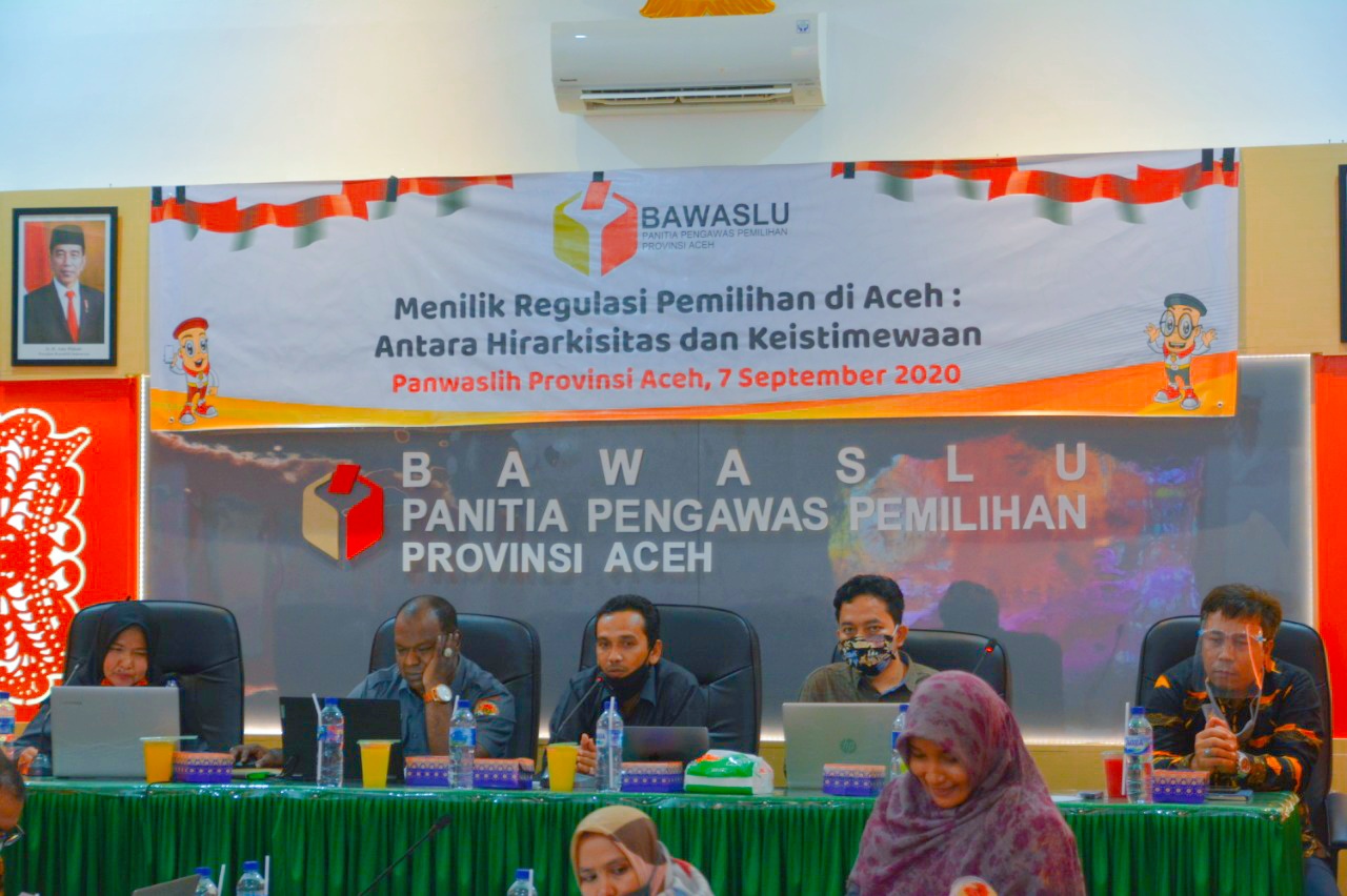 Panwaslih Provinsi Aceh Diskusikan Aturan Pemilu dan Pilkada