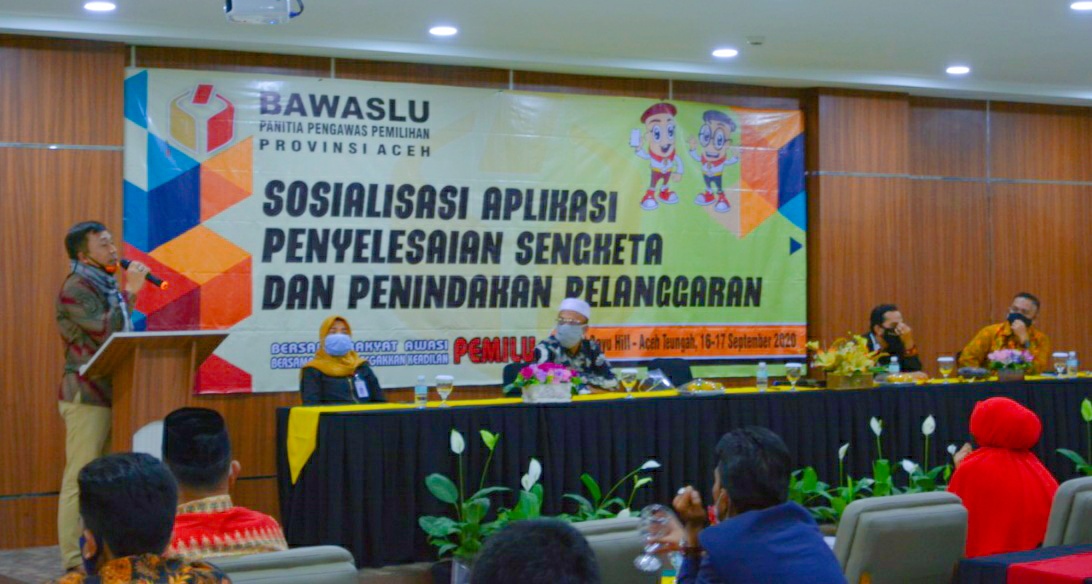 Panwaslih Provinsi Aceh Sosialisasikan Sistem Informasi Penyelesaian Sengketa