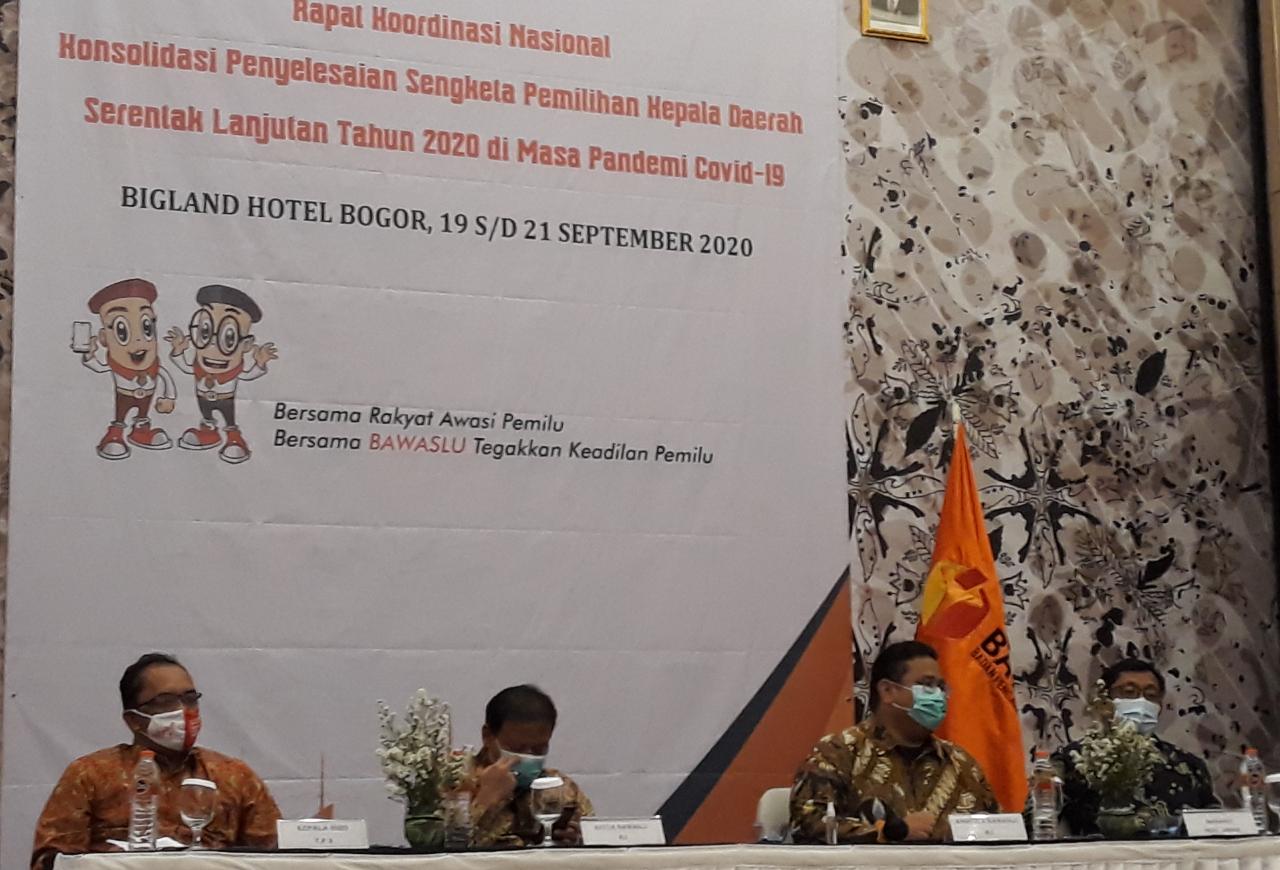 Panwaslih Provinsi Aceh Hadiri Rakornas Konsolidasi Penyelesaian Sengketa Pilkada