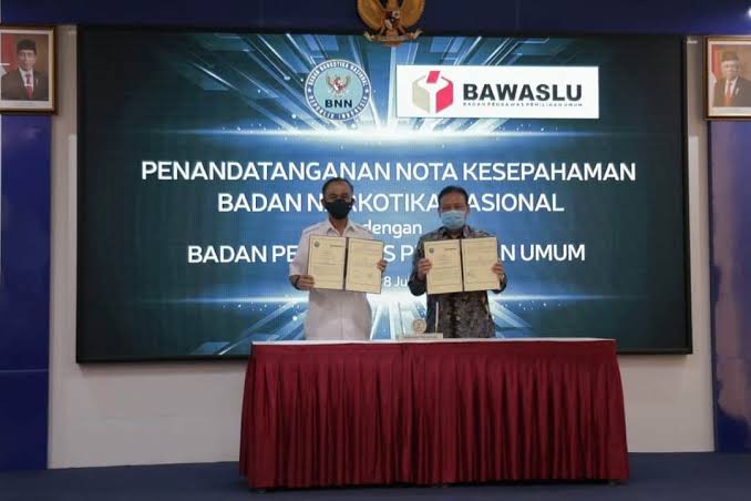 Guna Wujudkan Pengawas Pemilu Berintegritas, Bawaslu Jalin Kerjasama Dengan BNN