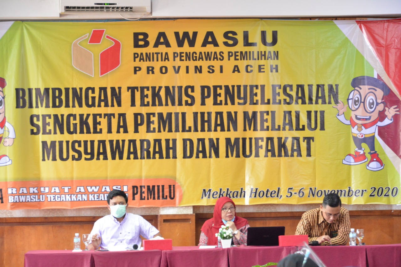 PANWASLIH PROVINSI ACEH SOSIALISASIKAN HUKUM ACARA PENYELESAIAN SENGKETA PEMILIHAN