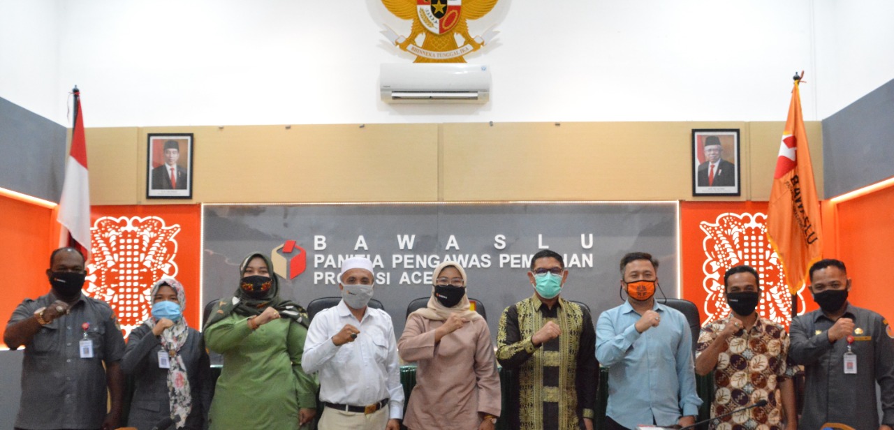 MERAJUT SINERGISITAS, PANWASLIH PROVINSI ACEH MENERIMA KUNJUNGAN KERJA ANGGOTA DPR RI