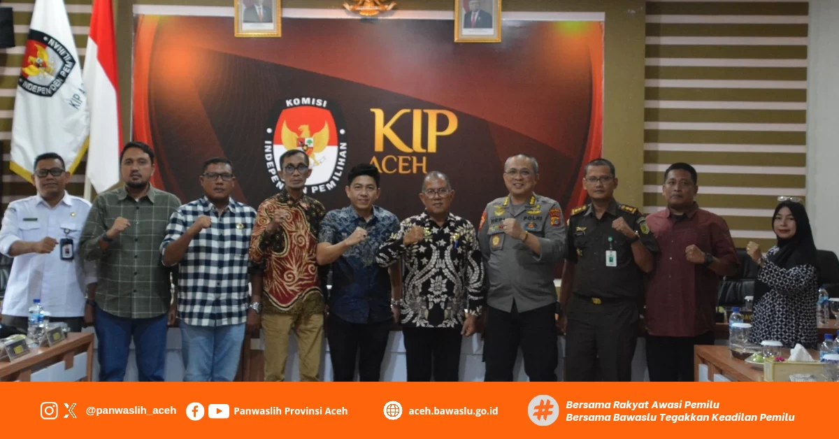 Panwaslih Provinsi Aceh Hadiri Rapat Koordinasi Pelaksanaan PUSS Bersama Multistakeholders