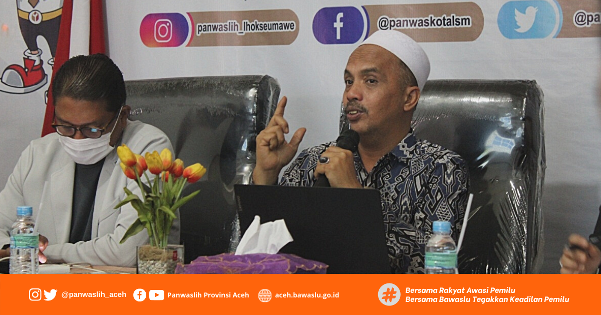 Panwaslih Provinsi Aceh Berikan Arahan Sistem Pengelolaan Informasi Publik