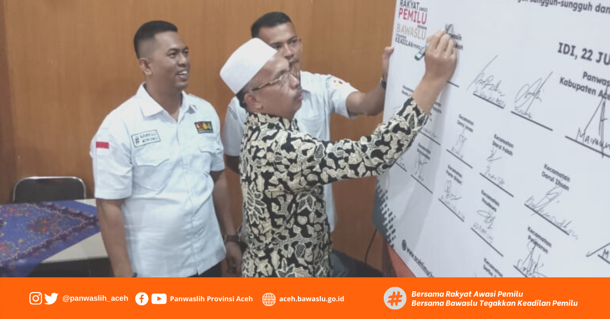 Sosialisasi Netralitas ASN Dalam Pemilu Tahun 2024 digelar di Aceh Timur