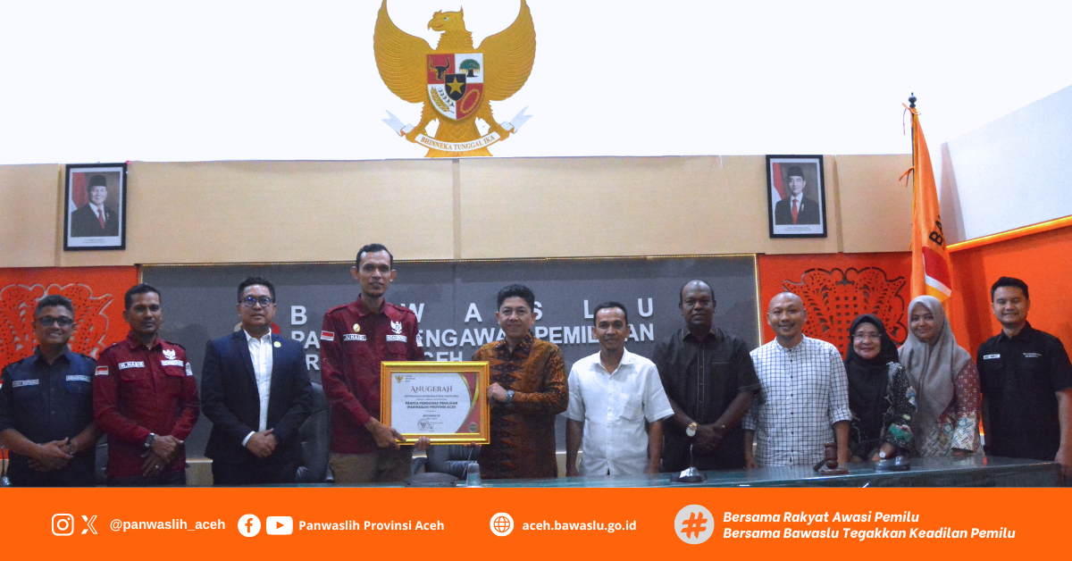 Penerimaan Anugerah Keterbukaan Informasi