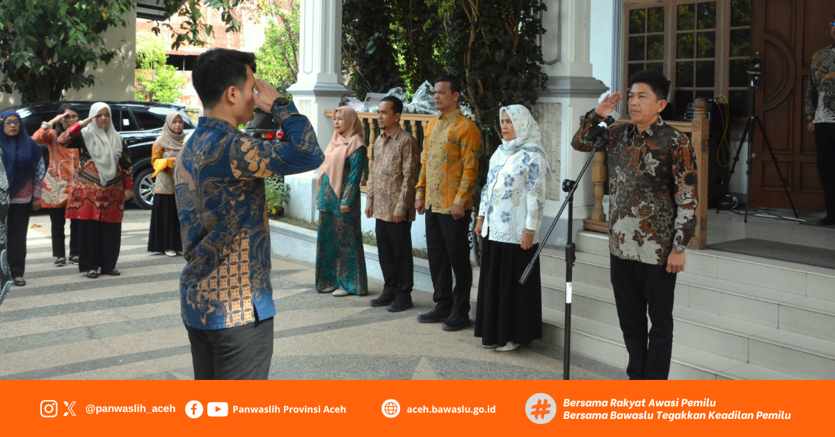 Pelakasanaan Apel HUT Bawaslu RI Ke 18