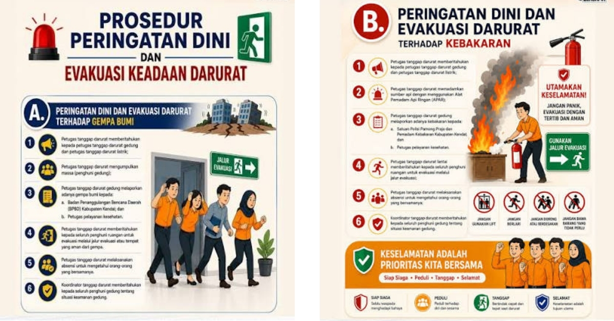 prosedur evakuasi keadaan darurat