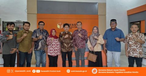 Kunjungan Anggota DPRK Lhokseumawe ke Bawaslu Provnsi Aceh