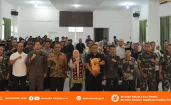 Panwaslih Provinsi Aceh Resmikan Desa Suka Karya Sebagai Desa Pengawasan Partisipatif di Simeulue
