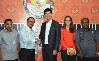 BAWASLU ACEH TERIMA KUNJUNGAN WAKIL DUBES AUSTRALIA