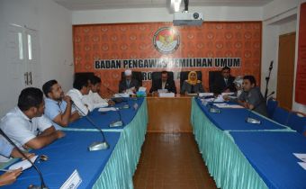 BAWASLU ACEH TETAPKAN TERIMA LAPORAN PARTAI GRAM