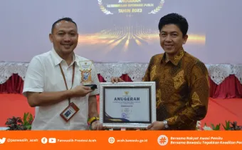 Panwaslih Provinsi Aceh Sukses Mempertahankan Predikat Informatif  di Tahun 2023