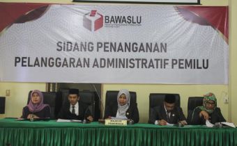 LANJUTAN SIDANG 5 CALEG ACEH TIMUR: TERLAPOR AKUI ADA KEKELIRUAN DAN KETELEDORAN SAAT PENGAJUAN SYARAT CALON
