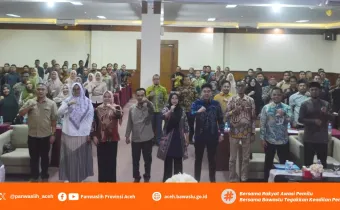Panwaslih Provinsi Aceh Mengadakan Rapat Evaluasi Pengawasan Tahapan Pemilu Tahun 2024