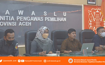 Panwaslih Provinsi Aceh Laksanakan Webinar Penyelesaian Sengketa Proses Pemilu dan Pemilihan dengan Pendekatan Kearifan Lokal