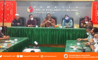 Panwaslih Provinsi Aceh Gelar Rapat Konsolidasi Pengawasan Daftar Pemilih Berkelanjutan (DPB) Tahap IV