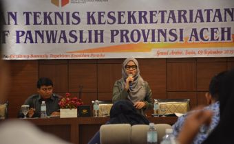 Tingkatkan Pengetahuan Staf, Panwaslih Provinsi Aceh Gelar Bimbingan Teknis