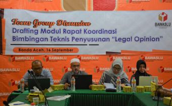 Susun Modul Bimtek Legal Opinion Pengawas, Panwaslih Libatkan Ahli