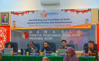 Panwaslih Provinsi Aceh Diskusikan Aturan Pemilu dan Pilkada