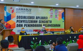 Panwaslih Provinsi Aceh Sosialisasikan Sistem Informasi Penyelesaian Sengketa