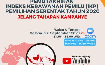PEMUTAKHIRAN INDEKS KERAWANAN PEMILU