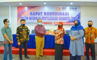 Panwaslih Provinsi Aceh Lakukan Rapat Kordinasi Penggunaan Sistem Informasi Penyelesaian Sengketa