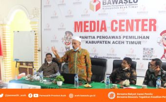 Panwaslih Provinsi Aceh Supervisi Tata Kelola Kehumasan dan Citra Lembaga Di Panwaslih Kabupaten Aceh Timur