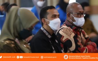 Panwaslih Provinsi Aceh Mengikuti Bedah Buku Kajian Evaluatif Penanganan Pelanggaran Pemilihan Kepala Daerah Serentak Tahun 2020