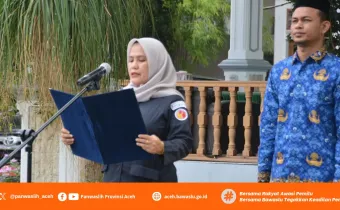 Panwaslih Provinsi Aceh Melaksanakan Upacara Peringatan Hari Lahir Pancasila Tahun 2024