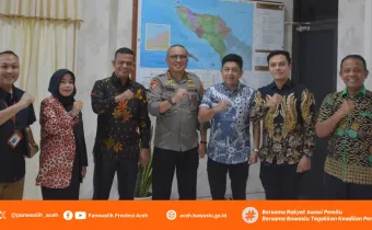 Optimalisasi Pengawasan Penghitungan Ulang Surat Suara Panwaslih Provinsi Aceh Koordinasi Dengan Polda Aceh