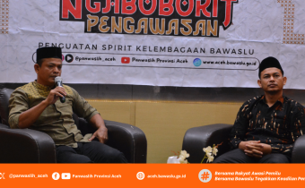 Anggota Bawaslu Provinsi Aceh Menjadi Narasumber Ngabuburit Pengawasan