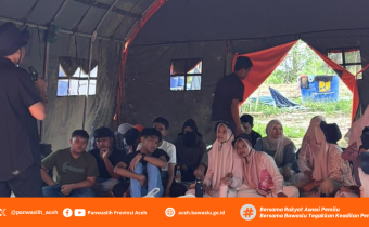 Ketua Panwaslih Provinsi Aceh Menjadi Narasumber Aksi Pulih: Peran Remaja sebagai Pemilih Pemula “Cerdas Memilih, Berani Mengawasi”