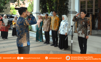 Pelakasanaan Apel HUT Bawaslu RI Ke 18