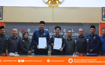 Bawaslu Provinsi Aceh resmi menjalin kerja sama dengan Universitas Islam Aceh (UIA)