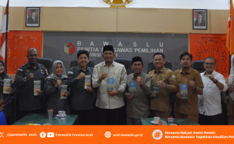 Bawaslu Provinsi Aceh Terima Audiensi Baitul Mal Aceh
